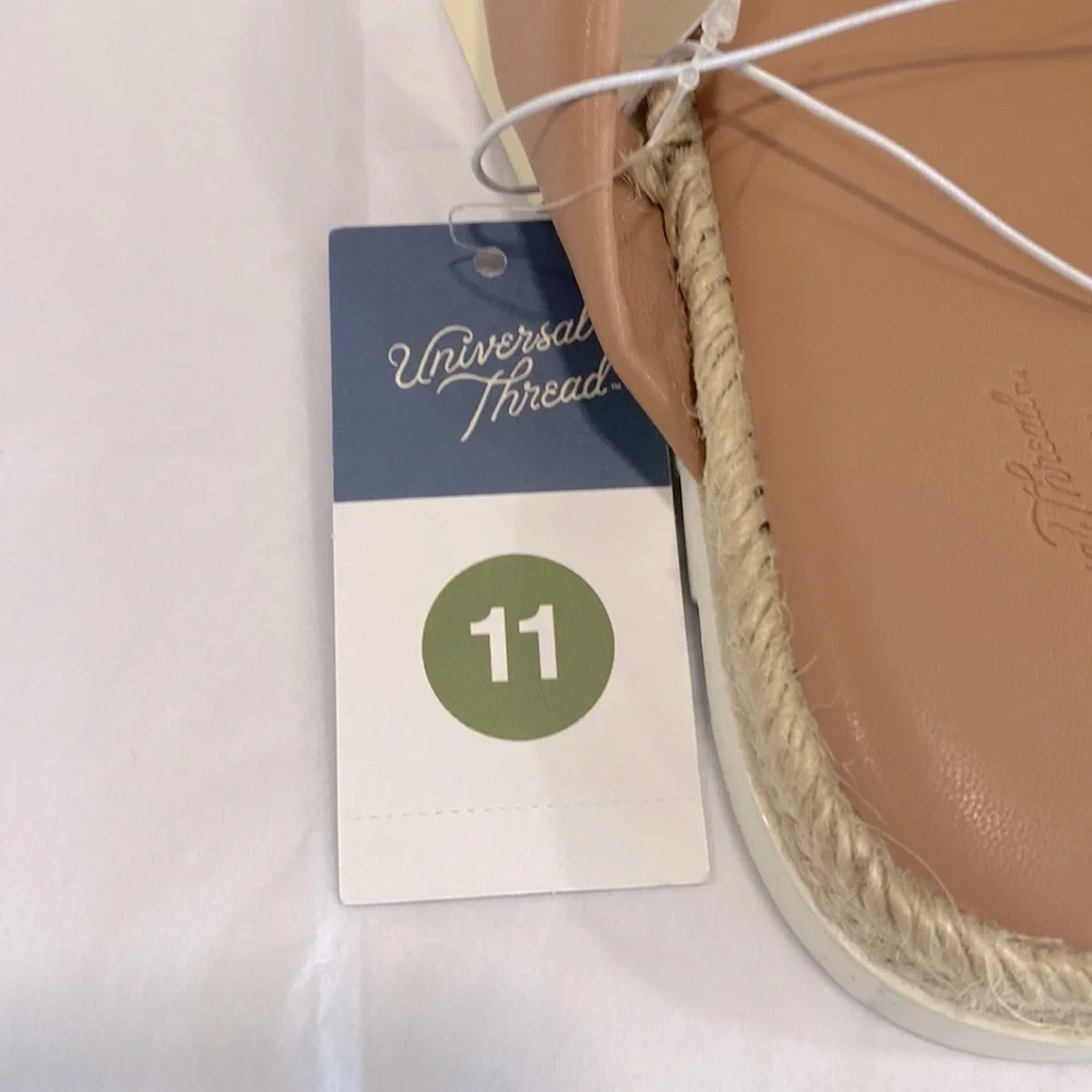 Women's Dena Knotted Espadrille Sandals - Universal Thread™ Tan Size 11